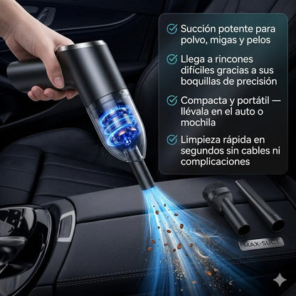 Aspiradora Portátil Inalámbrica 4 en 1 | Potencia y Limpieza Total